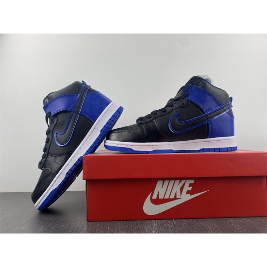 Nike Dunk High SE Camo Black Royal Men's DD3359-001 