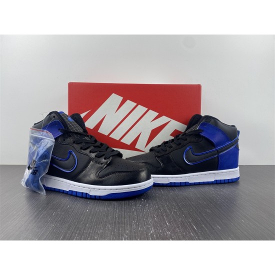 Nike Dunk High SE Camo Black Royal Men's DD3359-001 