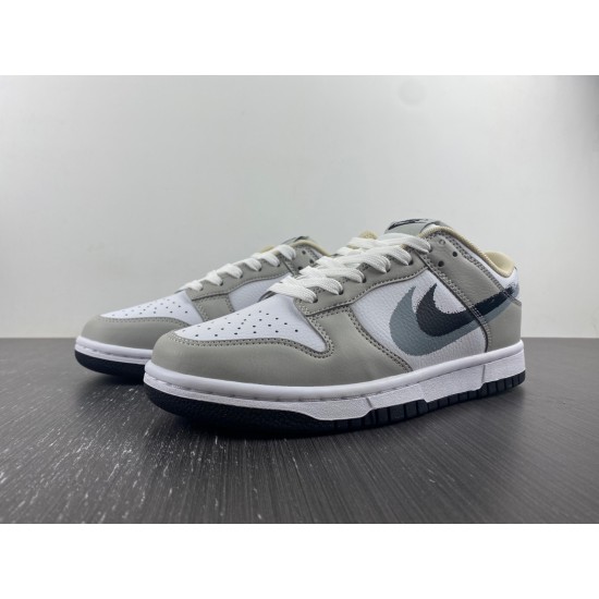 Nike Dunk Low Stencil Swoosh Men's - FD0661-100