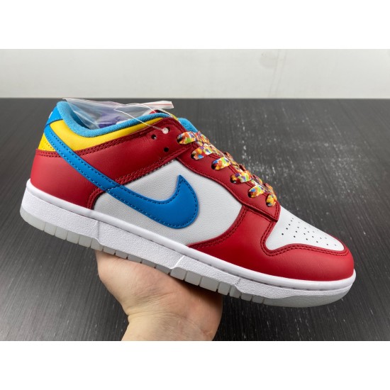 Nike Dunk Low QS LeBron James Fruity Pebbles Men's DH8009-600