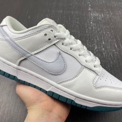 Nike Dunk Low GS White Green Grey FD9911-101