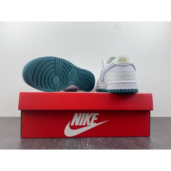 Nike Dunk Low GS White Green Grey FD9911-101