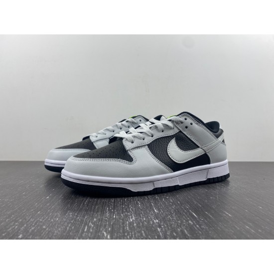 Nike Dunk Low Grey Panda Volt - FD9756-001