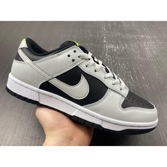 Nike Dunk Low Grey Panda Volt - FD9756-001