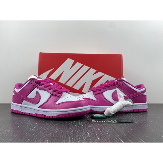 Dunk Low GS 'Active Fuchsia' - FJ0704 100 - Pink