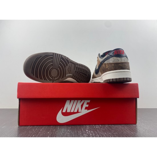 Nike Dunk Low Premium CO.JP Brown Snakeskin Men's