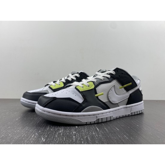 Nike Dunk Low Scrap Wolf Grey Light Lemon Twist Men's DC9723-001 