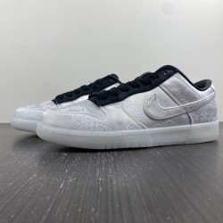 Nike Dunk Low CLOT Fragment White Men's - FN0315-110