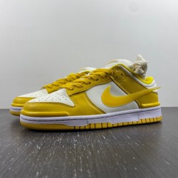 Nike Dunk Low Twist Vivid Sulfur (Women's) - DZ2794-100