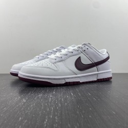 Nike Dunk Low Retro White Night Maroon Men's DV0831-102 