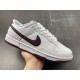 Nike Dunk Low Retro White Night Maroon Men's DV0831-102 