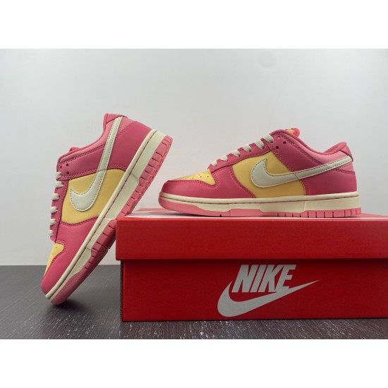 Dunk Low GS 'Strawberry Peach' - DH9765 200 - Pink