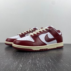 NIKE DUNK LOW PRM VINTAGE TEAM RED FJ4555-100