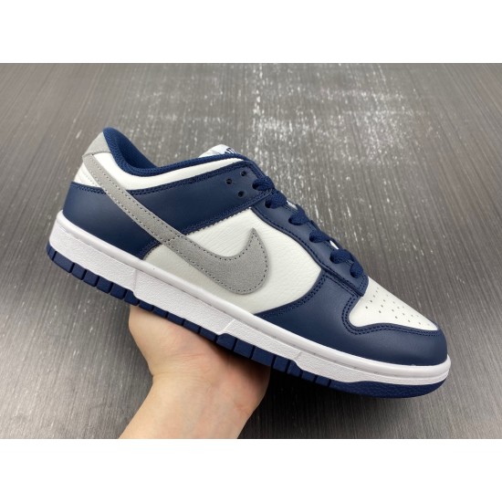 Nike Dunk Low Summit White Midnight Navy Men's FD9749-400 