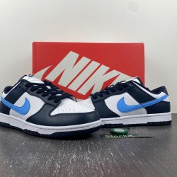 Nike Dunk Low Midnight Navy University Blue Men's FN7800-400