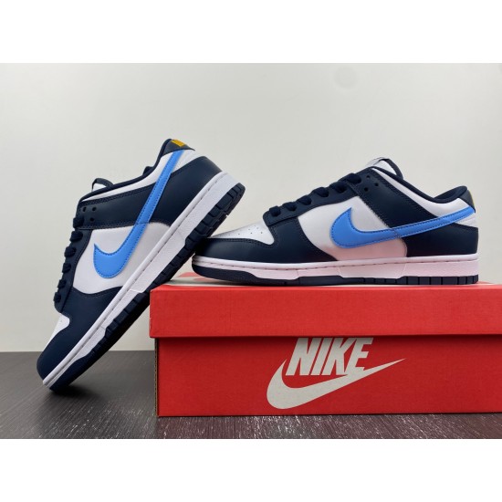 Nike Dunk Low Midnight Navy University Blue Men's FN7800-400