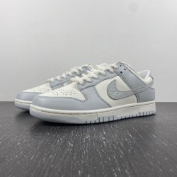 Wmns Dunk Low 'Needlework' - FJ4553 133 - Grey