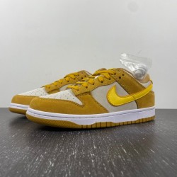 Wmns Dunk Low LX 'Gold Suede' - DV7411 200