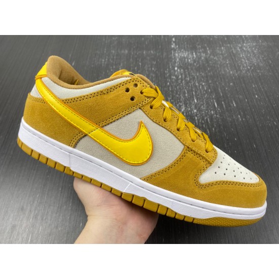 Wmns Dunk Low LX 'Gold Suede' - DV7411 200