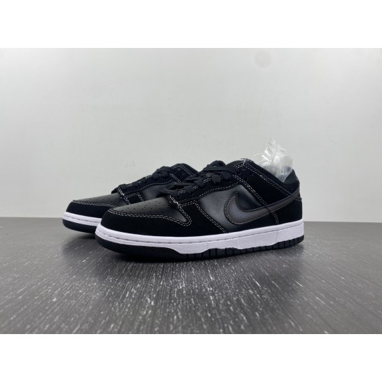 Nike Dunk Low Airbrush Swoosh Black Men's - FD6923-001