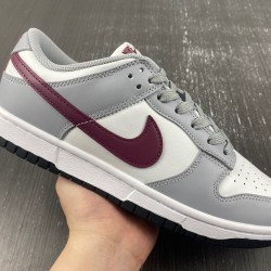 NIKE DUNK LOW GREY TEAM RED DD1503-122