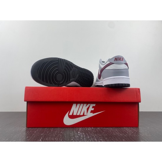 NIKE DUNK LOW GREY TEAM RED DD1503-122