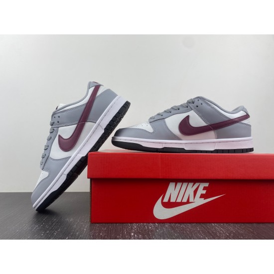 NIKE DUNK LOW GREY TEAM RED DD1503-122