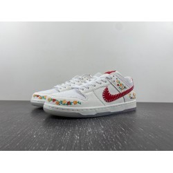  NIKE SB DUNK LOW DECON N7 WHITE RED FD6951-700