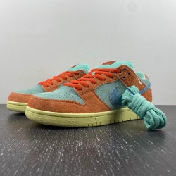 NIKE SB DUNK LOW ORANGE NOISE AQUA DV5429-800