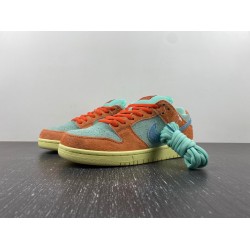 NIKE SB DUNK LOW ORANGE NOISE AQUA DV5429-800