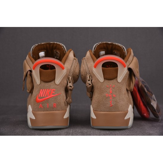 TRAVIS SCOTT X AIR JORDAN 6 “BRITISH KHAKI ” DH0690-200