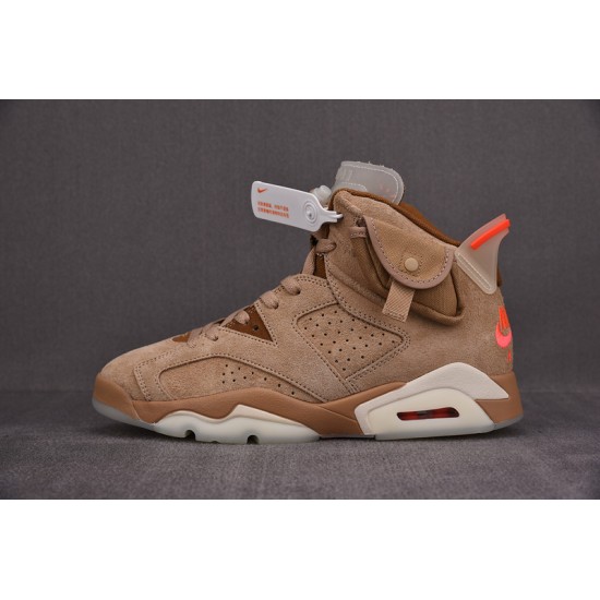 TRAVIS SCOTT X AIR JORDAN 6 “BRITISH KHAKI ” DH0690-200