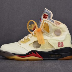 OFW AIR JORDAN 5 SAIL FIRE RED DH8565-100