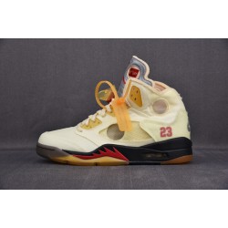 OFW AIR JORDAN 5 SAIL FIRE RED DH8565-100