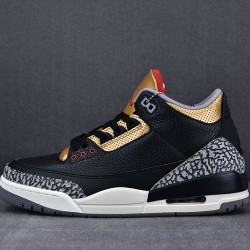 Jordan 3 Retro Black Cement Gold (Women's) - CK9246-067