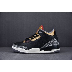 Jordan 3 Retro Black Cement Gold (Women's) - CK9246-067