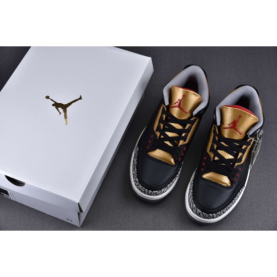 Jordan 3 Retro Black Cement Gold (Women's) - CK9246-067