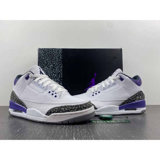 AIR JORDAN 3 RETRO 'DARK IRIS' - CT8532 105