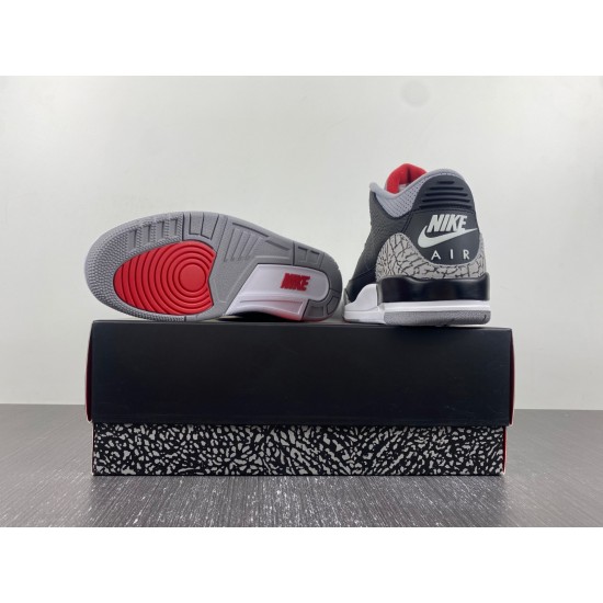 Jordan 3 Retro Black Cement (2018) Men's 854262-001