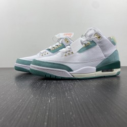 Air Jordan 3  green and white DT8532-130