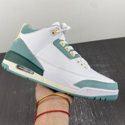 Air Jordan 3  green and white DT8532-130