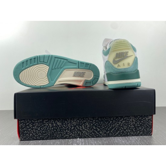 Air Jordan 3  green and white DT8532-130