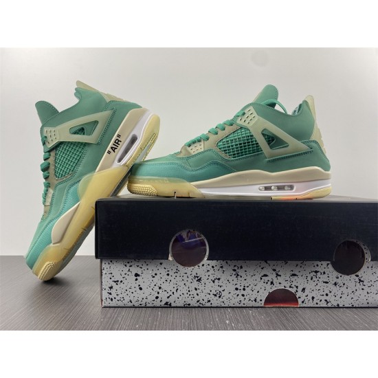 Off White x Air Jordan 4 Sail Neptune Green CV9388-102