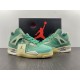 Off White x Air Jordan 4 Sail Neptune Green CV9388-102