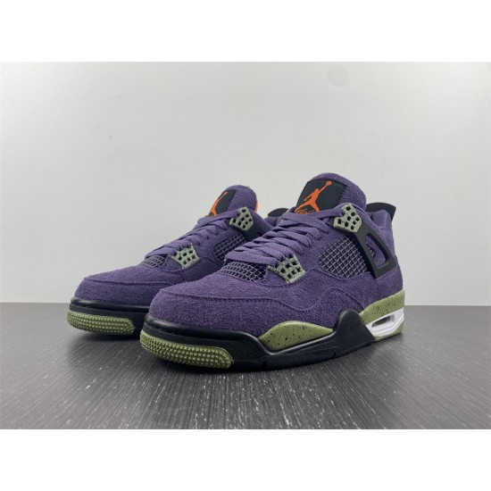  Jordan 4 Retro Canyon Purple (Women's) - AQ9129-500