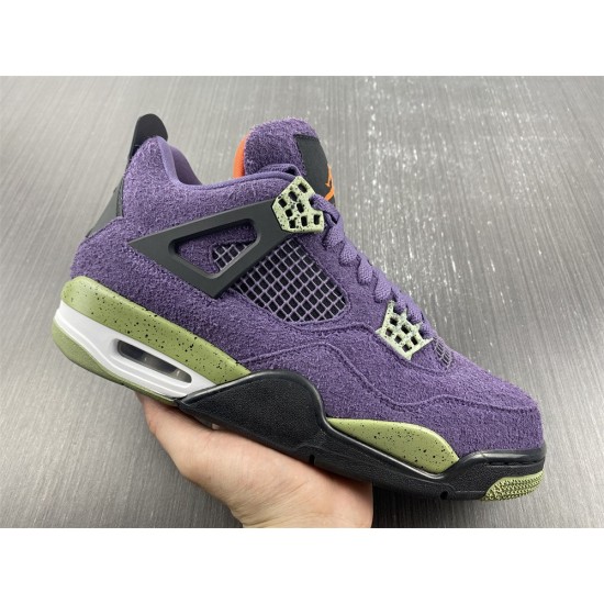  Jordan 4 Retro Canyon Purple (Women's) - AQ9129-500