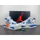 Jordan 4 Retro Military Blue (2012) Men's 308497-105P