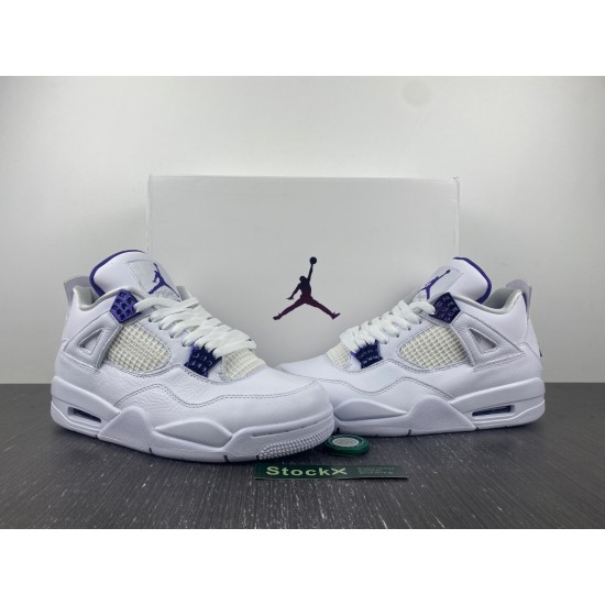 Jordan 4 Retro Metallic Purple Men's - CT8527-115