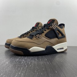 Travis Scott x Air Jordan 4 Olive Grey Black AJ4-882335