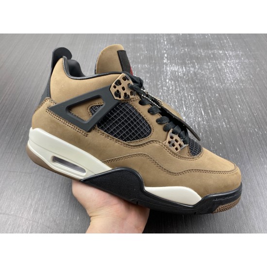 Travis Scott x Air Jordan 4 Olive Grey Black AJ4-882335